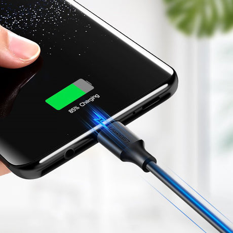 Cablu Ugreen US287 (60123), USB-C, 18W, 2m, Alb