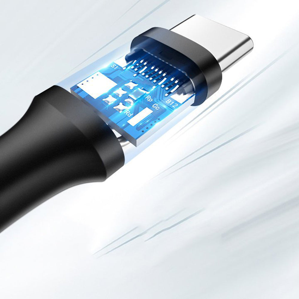 Cablu Ugreen US287 (60123), USB-C, 18W, 2m, Alb