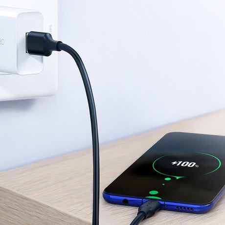 Cablu Ugreen US287 (60123), USB-C, 18W, 2m, Alb