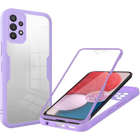 Husă + folie Techsuit pentru Galaxy A13 4G, mov