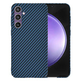 Husa de protectie Techsuit Carbonite FiberShell compatibil cu Samsung Galaxy S23 FE, Cyan