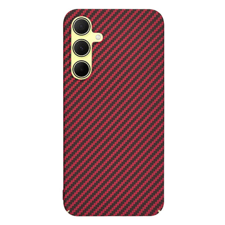 Husa de protectie Techsuit Carbonite FiberShell compatibil cu Samsung Galaxy A35 5G, Rosu