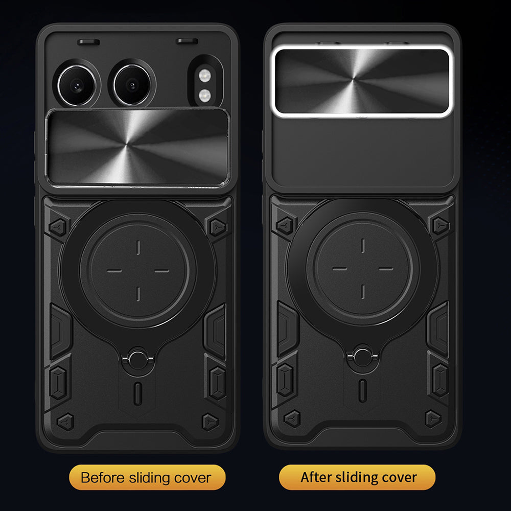 Husă Techsuit CamGuard Pro neagră pentru OnePlus Nord 4
