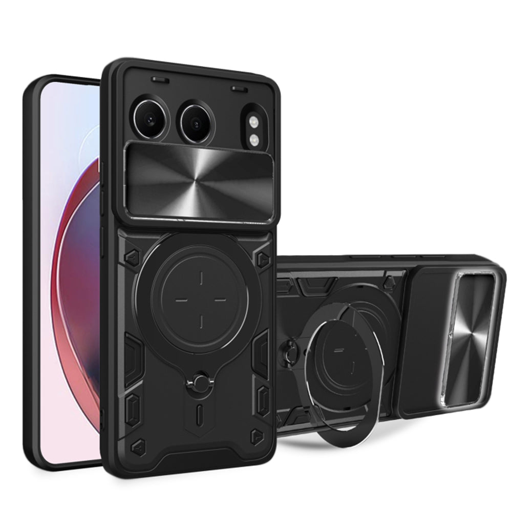 Husă Techsuit CamGuard Pro neagră pentru OnePlus Nord 4