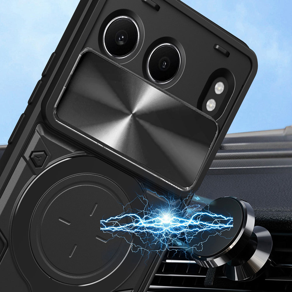 Husă Techsuit CamGuard Pro neagră pentru OnePlus Nord 4