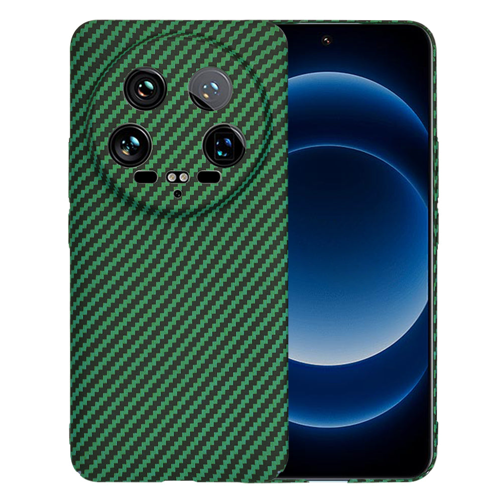 Husa de protectie Techsuit Carbonite FiberShell compatibil cu Xiaomi 14 Ultra, Verde