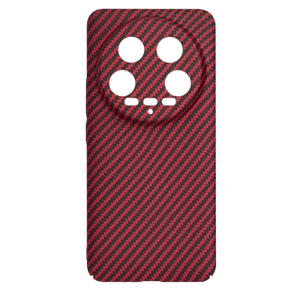 Husa de protectie Techsuit Carbonite FiberShell compatibil cu Xiaomi 14 Ultra, Rosu
