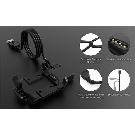 Încărcător wireless Techsuit, negru