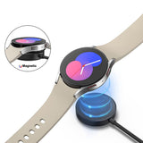 Incarcator Techsuit SmartWatch Wireless Charging Cable (TSC12), for Samsung Galaxy Watch 3/4/5/6, USB, 2.5W, with Desk Holder, Negru