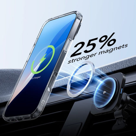 Folie de protectie ESR Classic Hybrid HaloLock Kickstand + Tempered Glass compatibil cu iPhone 16, Transparent