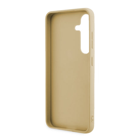 Husa de protectie Guess Glitter Script (GUHCS24MHGGSHD) compatibil cu Samsung Galaxy S24 Plus, Auriu