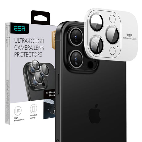 Folie de protectie ESR Armorite Camera Lens Protectors compatibil cu iPhone 14 Pro/14 Pro Max/15 Pro/15 Pro Max/16 Pro/16 Pro Max/17 Pro/17 Pro Max, Transparent