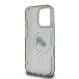 Husa de protectie Karl Lagerfeld IML MagSafe (KLHMP16XHLSKCK) compatibil cu iPhone 16 Pro Max, Metal Karl&Choupette Head