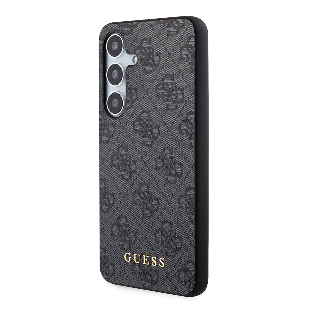 Husa de protectie Guess Hardcase 4G Metal Gold Logo (GUHCS24SG4GFGR) compatibil cu Samsung Galaxy S24, Negru