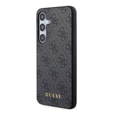 Husa de protectie Guess Hardcase 4G Metal Gold Logo (GUHCS24SG4GFGR) compatibil cu Samsung Galaxy S24, Negru