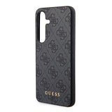 Husa de protectie Guess Hardcase 4G Metal Gold Logo (GUHCS24SG4GFGR) compatibil cu Samsung Galaxy S24, Negru