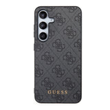 Husa de protectie Guess Hardcase 4G Metal Gold Logo (GUHCS24SG4GFGR) compatibil cu Samsung Galaxy S24, Negru