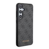 Husa de protectie Guess Hardcase 4G Metal Gold Logo (GUHCS24SG4GFGR) compatibil cu Samsung Galaxy S24, Negru