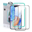 Folie de protectie ESR Tempered Glass (set de 2) compatibil cu iPhone 15 / iPhone 16, Negru