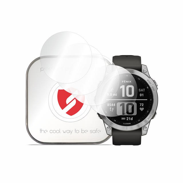 Folie de protectie smartwatch Smart Protection Premium Classic (set de 4) compatibil cu Garmin Fenix 7, Transparent