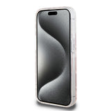 Husa de protectie Guess IML GCube MagSafe (GUHMP15LHGCUSTGP) compatibil cu iPhone 15 Pro, Roz