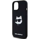 Husa de protectie Karl Lagerfeld Silicone MagSafe (KLHMP15MSCHPPLK) compatibil cu iPhone 15 Plus, Choupette Head