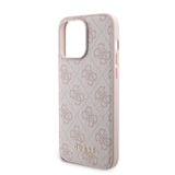 Husa de protectie Guess Hardcase Powerbank MagSafe compatibil cu iPhone 15 Pro Max, Roz