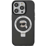 Husa de protectie Karl Lagerfeld compatibil cu iPhone 15 Pro, Negru