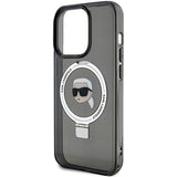 Husa de protectie Karl Lagerfeld compatibil cu iPhone 15 Pro, Negru