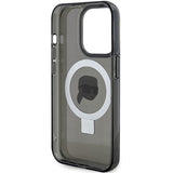 Husa de protectie Karl Lagerfeld compatibil cu iPhone 15 Pro, Negru