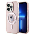 Karl Lagerfeld IML MagSafe husă roz Choupette pentru iPhone 14 Pro Max