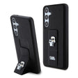 Husa de protectie Karl Lagerfeld Saffiano Gripstand (KLHCS24MGSAKCPK) compatibil cu Samsung Galaxy S24 Plus, Karl&Choupette