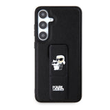 Husa de protectie Karl Lagerfeld Saffiano Gripstand (KLHCS24MGSAKCPK) compatibil cu Samsung Galaxy S24 Plus, Karl&Choupette