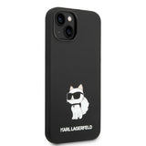 Husa de protectie Karl Lagerfeld Silicone MagSafe (KLHMP14MSNCHBCK) compatibil cu iPhone 14 Plus, Choupette