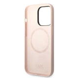 Husa de protectie Karl Lagerfeld Silicone MagSafe (KLHMP14LSSKCI) compatibil cu iPhone 14 Pro, Roz Deschis Karl&Choupette