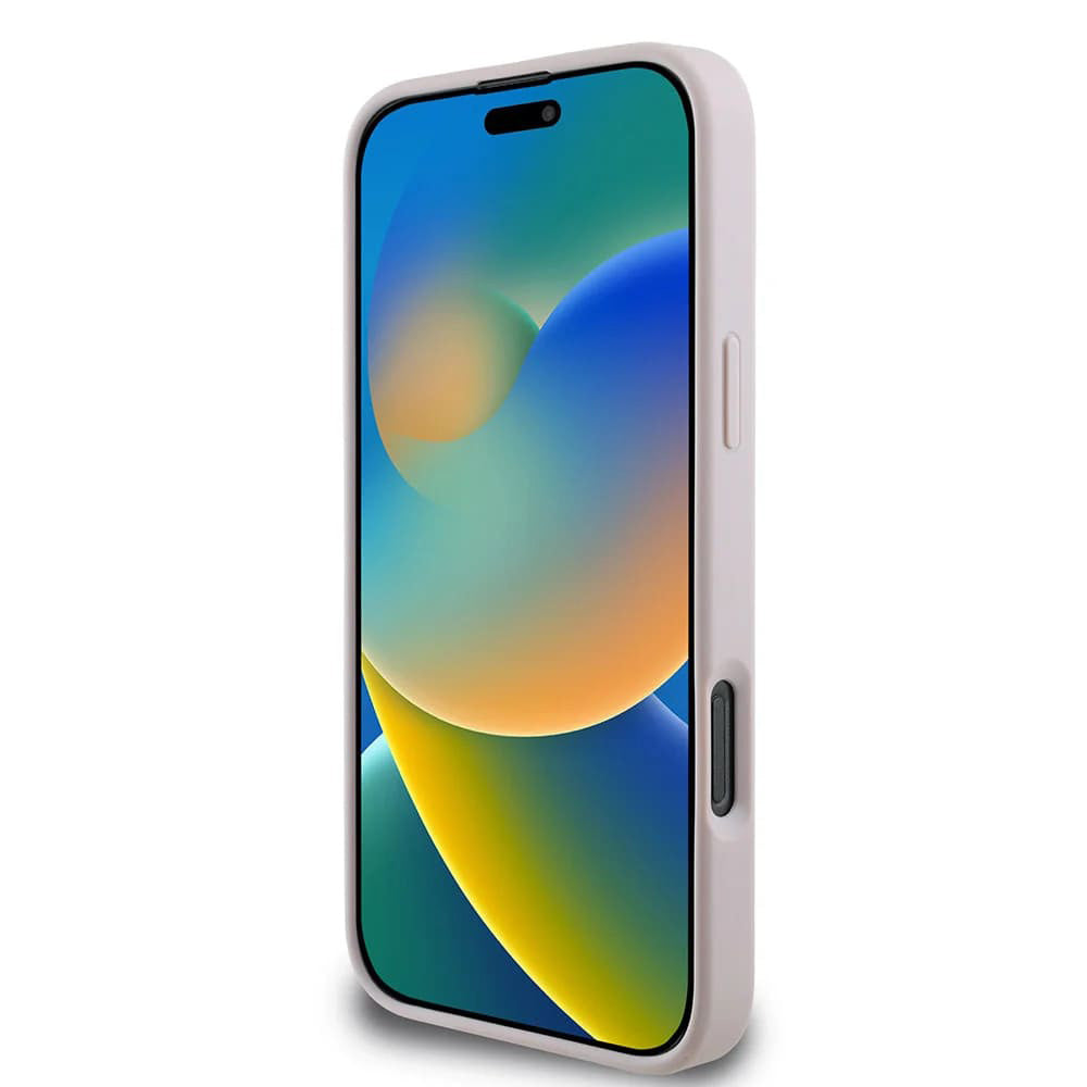 Husa de protectie Guess Hardcase 4G Big Logo (GUHCP16L4GMGPI) compatibil cu iPhone 16 Pro, Roz