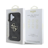Husa de protectie Guess Hardcase 4G compatibil cu iPhone 16, Negru