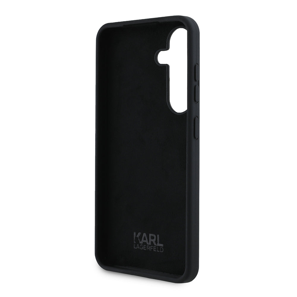 Husa de protectie Karl Lagerfeld Silicone (KLHCS24SSMHCNPK) compatibil cu Samsung Galaxy S24, Choupette