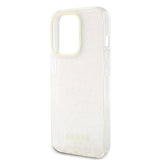 Husa de protectie Guess Hardcase IML Faceted Mirror Disco Iridescent (GUHCP15LHDECMP) compatibil cu iPhone 15 Pro, Roz