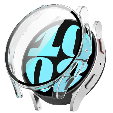 Husă + folie Techsuit pentru Galaxy Watch6 (44mm), transparentă