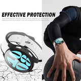 Husă + folie Techsuit pentru Galaxy Watch6 (40mm), neagră