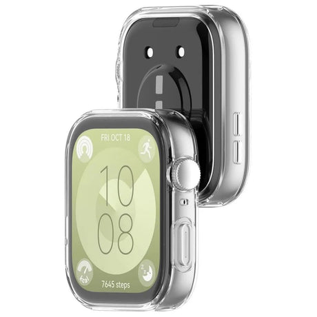 Husă + folie Techsuit pentru Huawei Watch Fit 3, transparentă