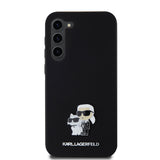 Husa de protectie Karl Lagerfeld Silicone (KLHCS23MSMHKCNPK) compatibil cu Samsung Galaxy S23 Plus, Karl&Choupette Metal Pin