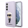 Husa de protectie Karl Lagerfeld Silicone (KLHCS23MSNIKBCU) compatibil cu Samsung Galaxy S23 Plus, Mov Ikonik