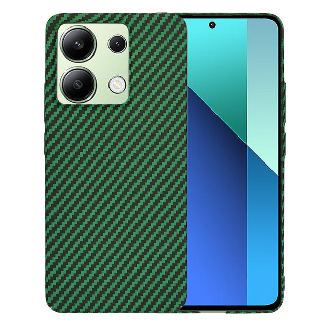 Husa de protectie Techsuit Carbonite FiberShell compatibil cu Xiaomi Redmi Note 13 4G, Verde