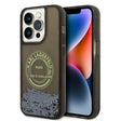 Husa de protectie Karl Lagerfeld Hardcase Liquid Glitter (KLHCP14LLCRSGRK) compatibil cu iPhone 14 Pro, RSG