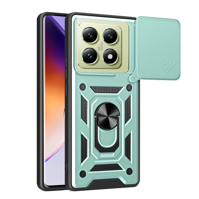 Husa de protectie Techsuit CamShield Series compatibil cu Xiaomi 14T, Verde