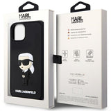 Husa de protectie Karl Lagerfeld 3D Design (KLHCP14M3DRKINK) compatibil cu iPhone 14 Plus, Rubber Ikonik