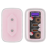 Incarcator Acefast Exploration Series (A45), 2 x USB-C, USB, GaN, PD65W, Fast Charging, Cherry Blossom