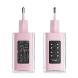 Incarcator Acefast Exploration Series (A45), 2 x USB-C, USB, GaN, PD65W, Fast Charging, Cherry Blossom